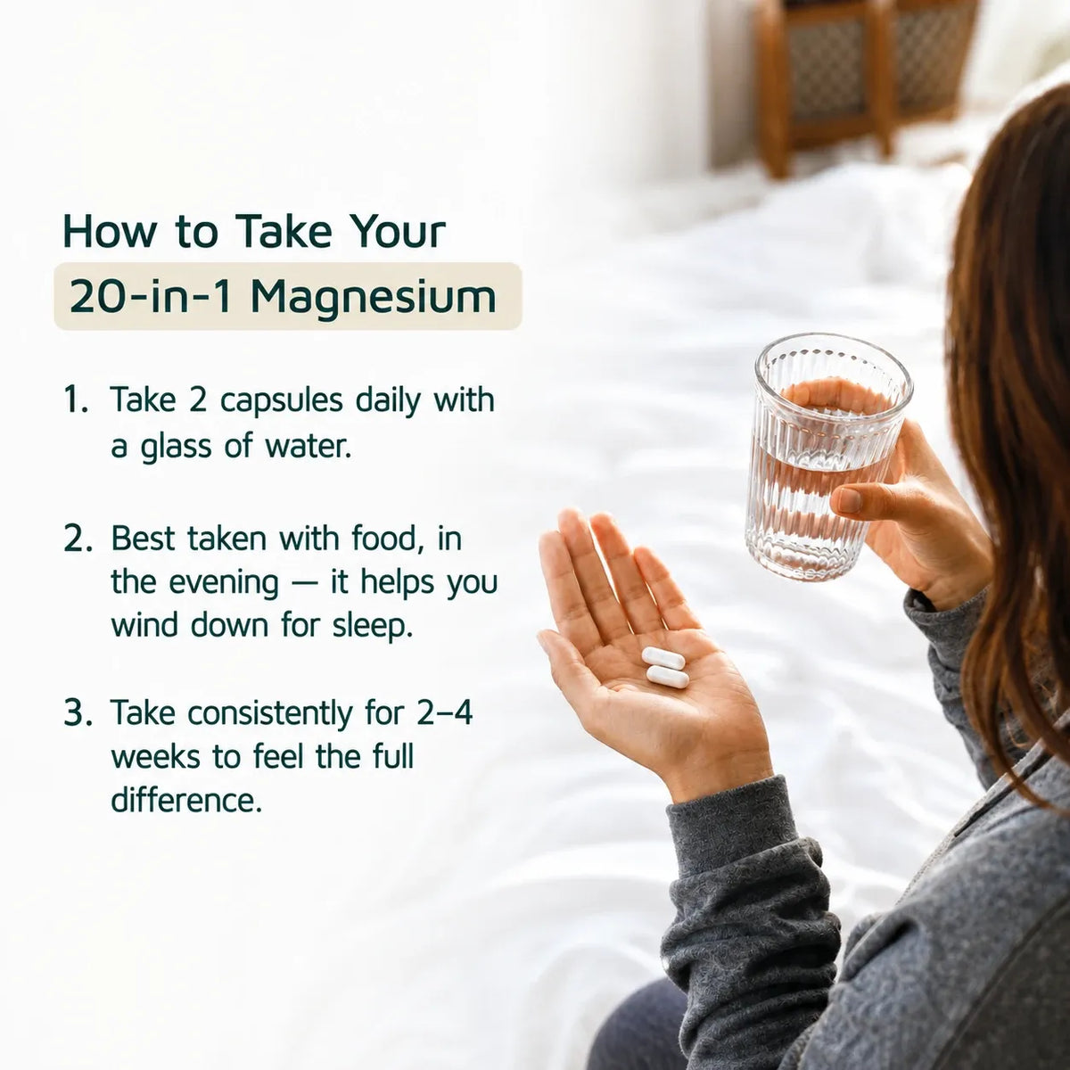 20-in-1 Magnesium Complex · For Women